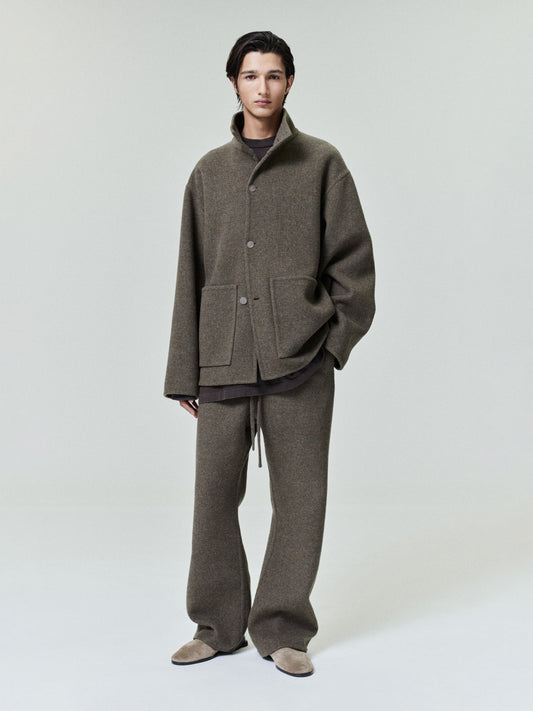 Double Face Wool Cashmere Sport Jacket