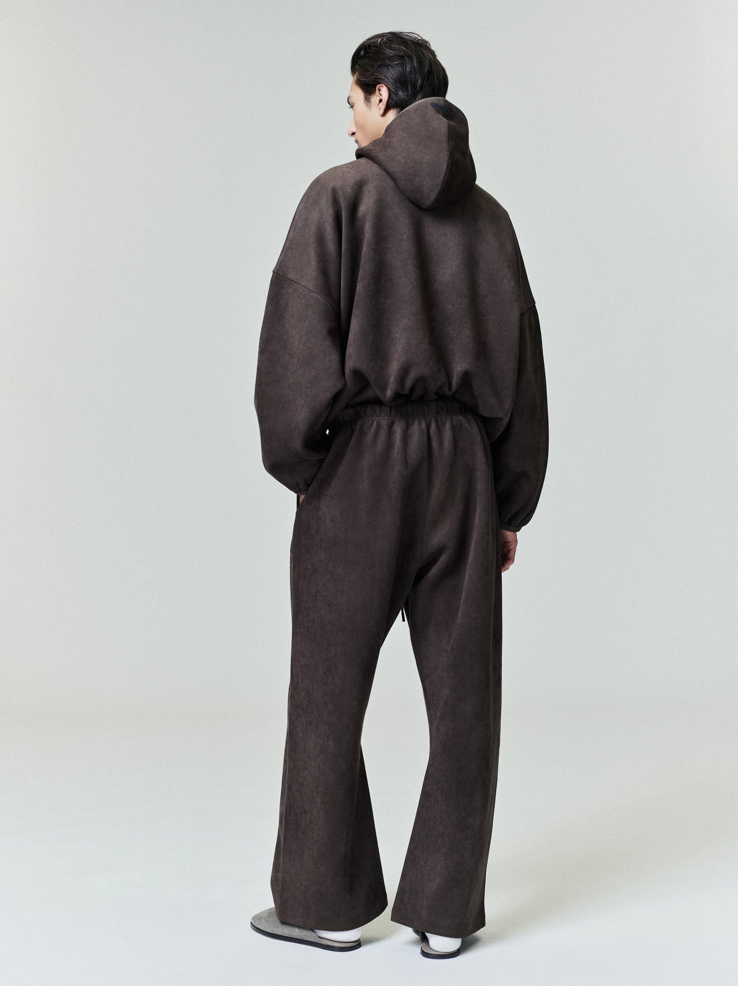 Suede Fleece Flare Pant