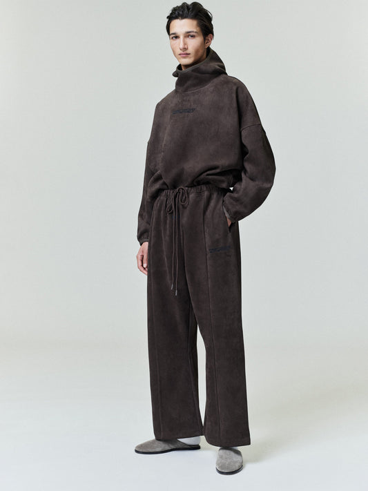 Suede Fleece Modern Hoodie