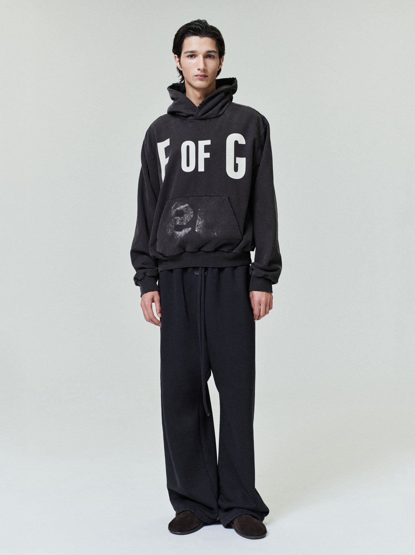 Sunfaded Wide Leg Sweatpant