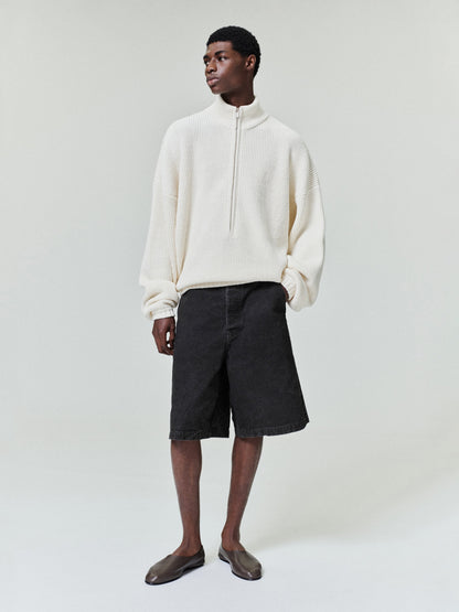 Zip-Up Sweater Long Sleeve