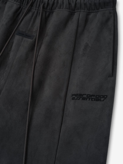 Suede Fleece Flare Sweatpant
