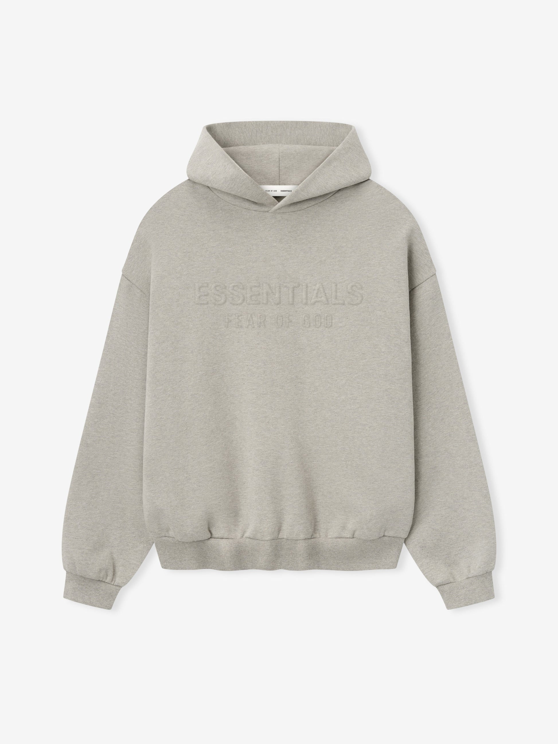 Embossed 90s Fit Fleece Hoodie