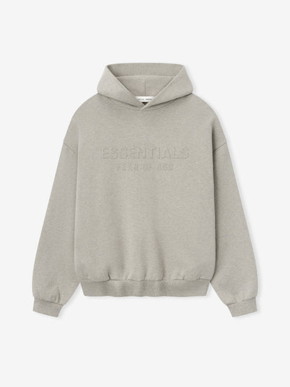 Embossed 90s Fit Fleece Hoodie