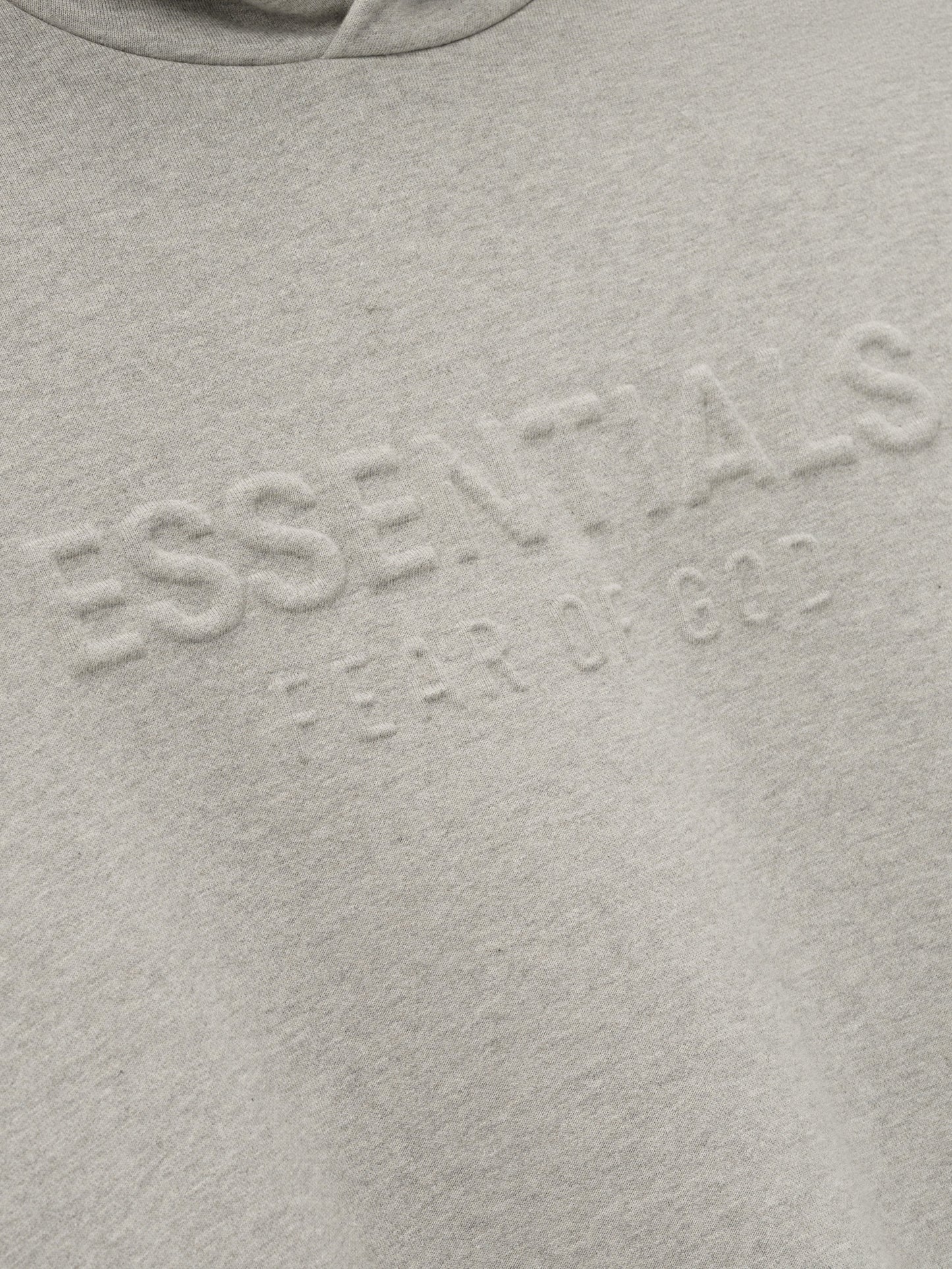 Embossed 90s Fit Fleece Hoodie