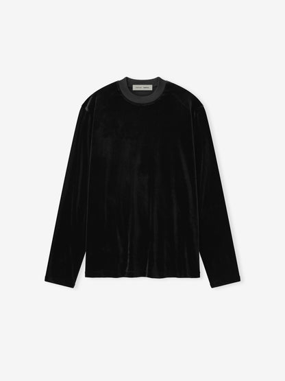 Womens Velour Classic Long Sleeve Tee