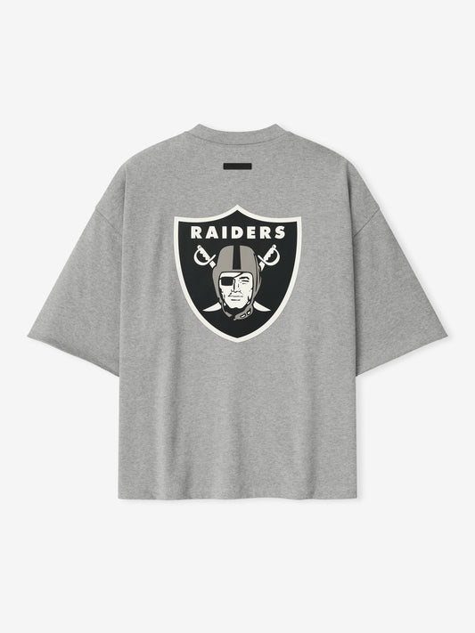 Raiders 90s 3/4 Sleeve Football Tee