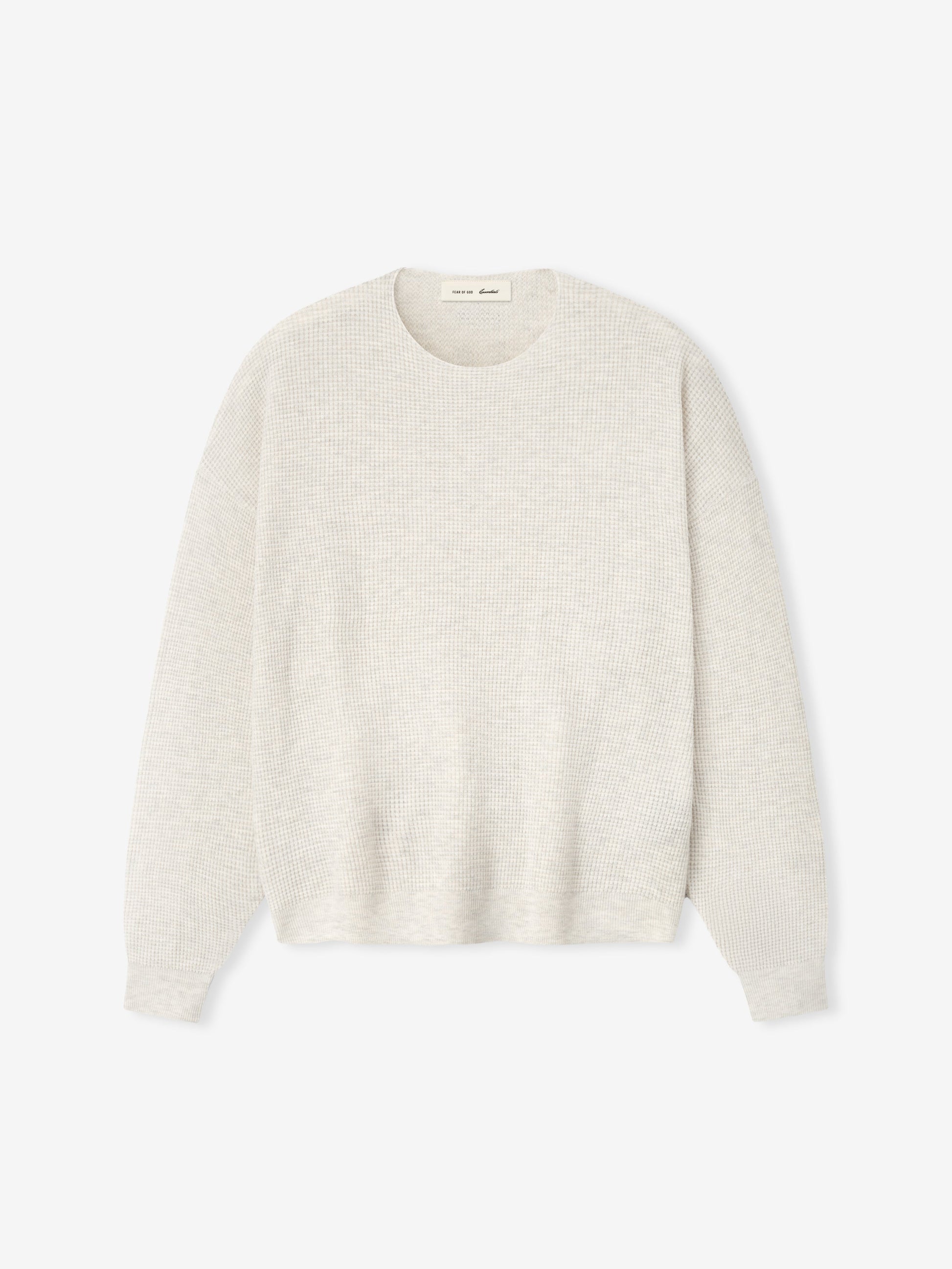 Signature Waffle 90s Crewneck Sweater