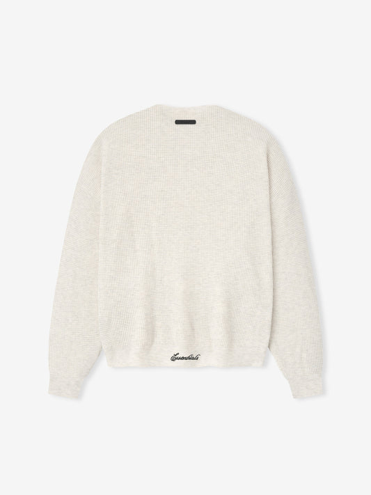 Signature Waffle 90s Crewneck Sweater