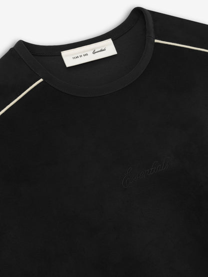 Suede Fleece Signature Modern Crewneck Sweatshirt