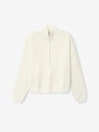 Zip-Up Sweater Long Sleeve