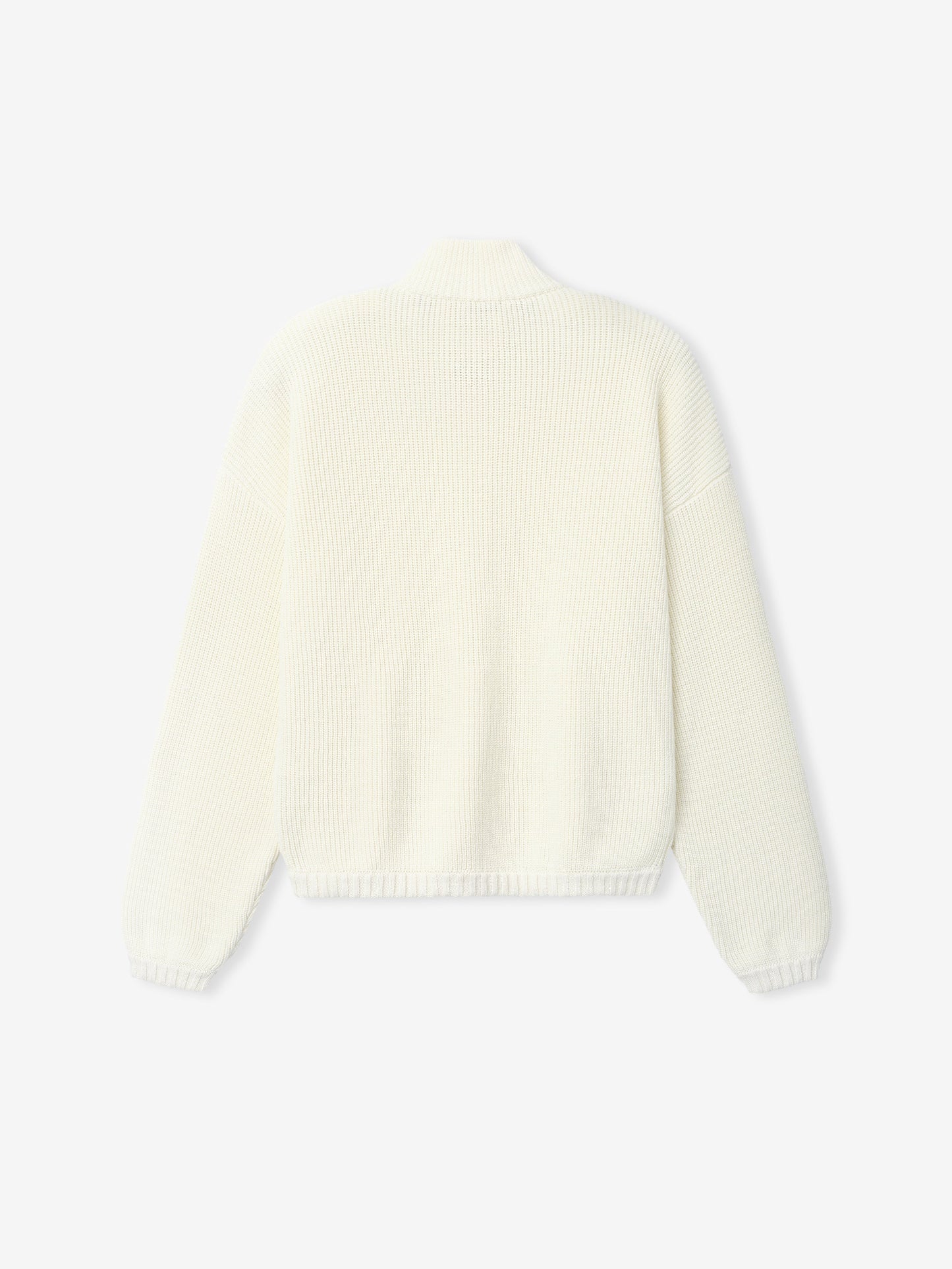 Zip-Up Sweater Long Sleeve