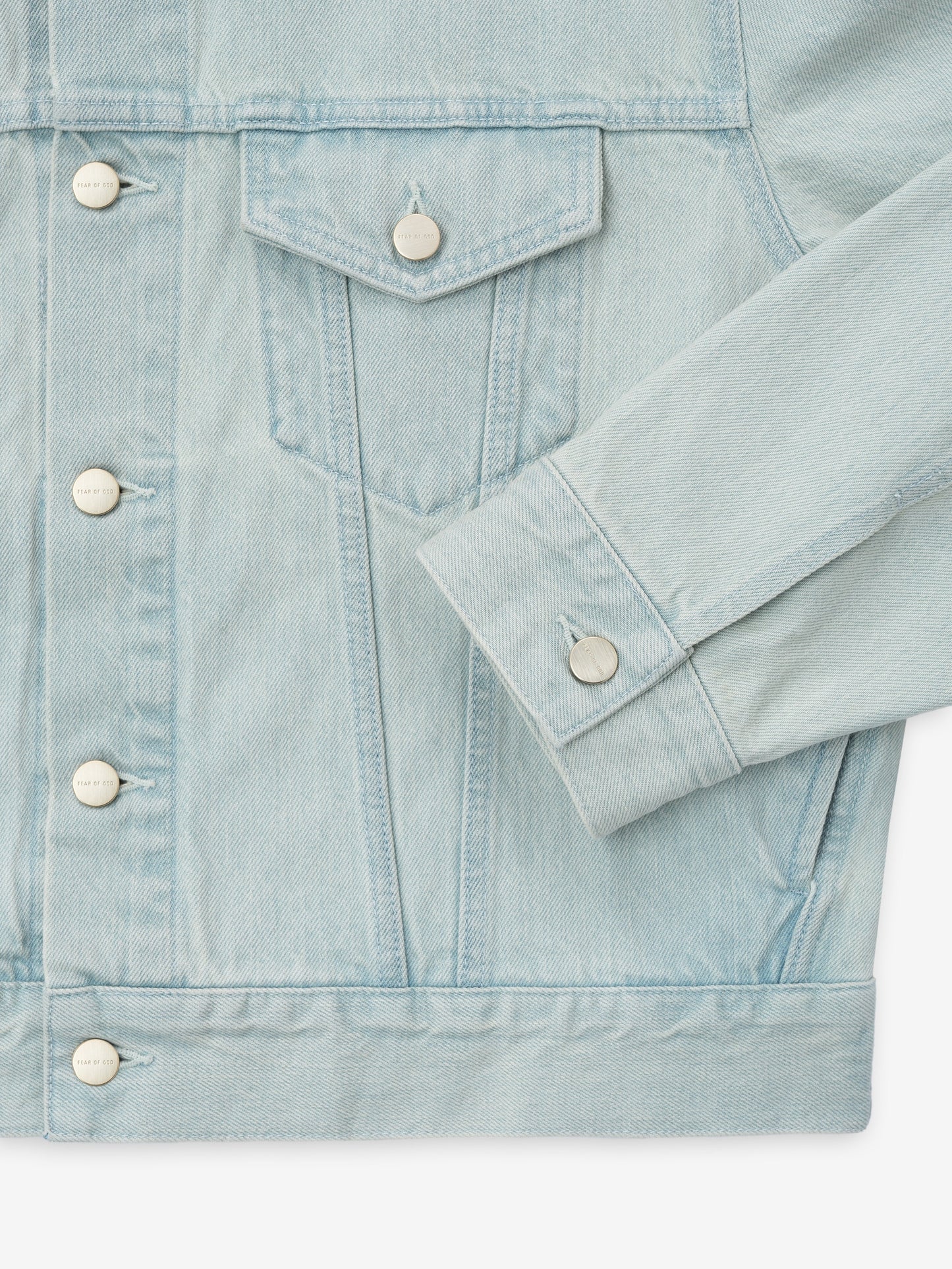 Bleached Denim Classic Trucker Jacket