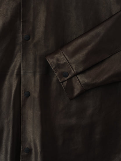 Leather Relaxed Shirt