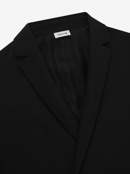 Wool Ripstop Relaxed Long Jacket