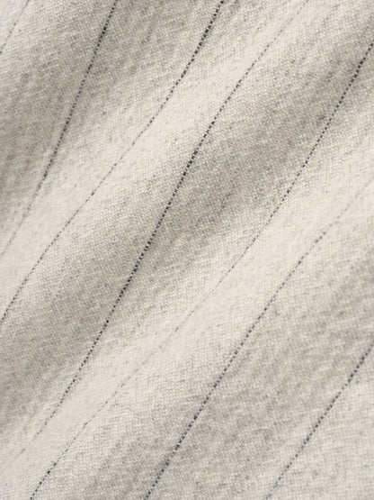 Double Face Wool Baseball Flared Pants