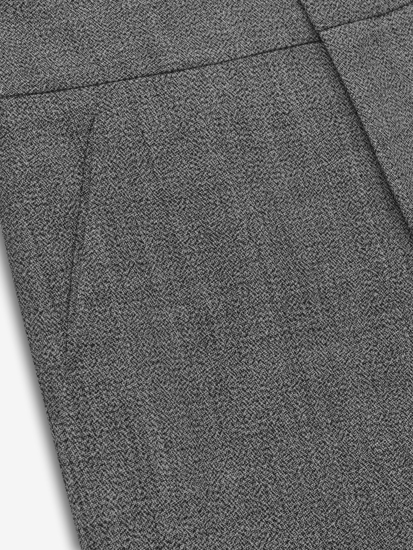 Mouline Wool Casual Flat Front Pant