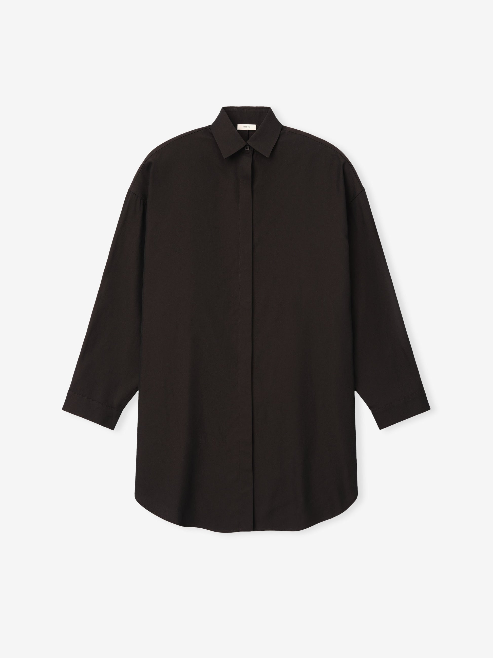 Womens Viscose Oxford Relaxed Shirt