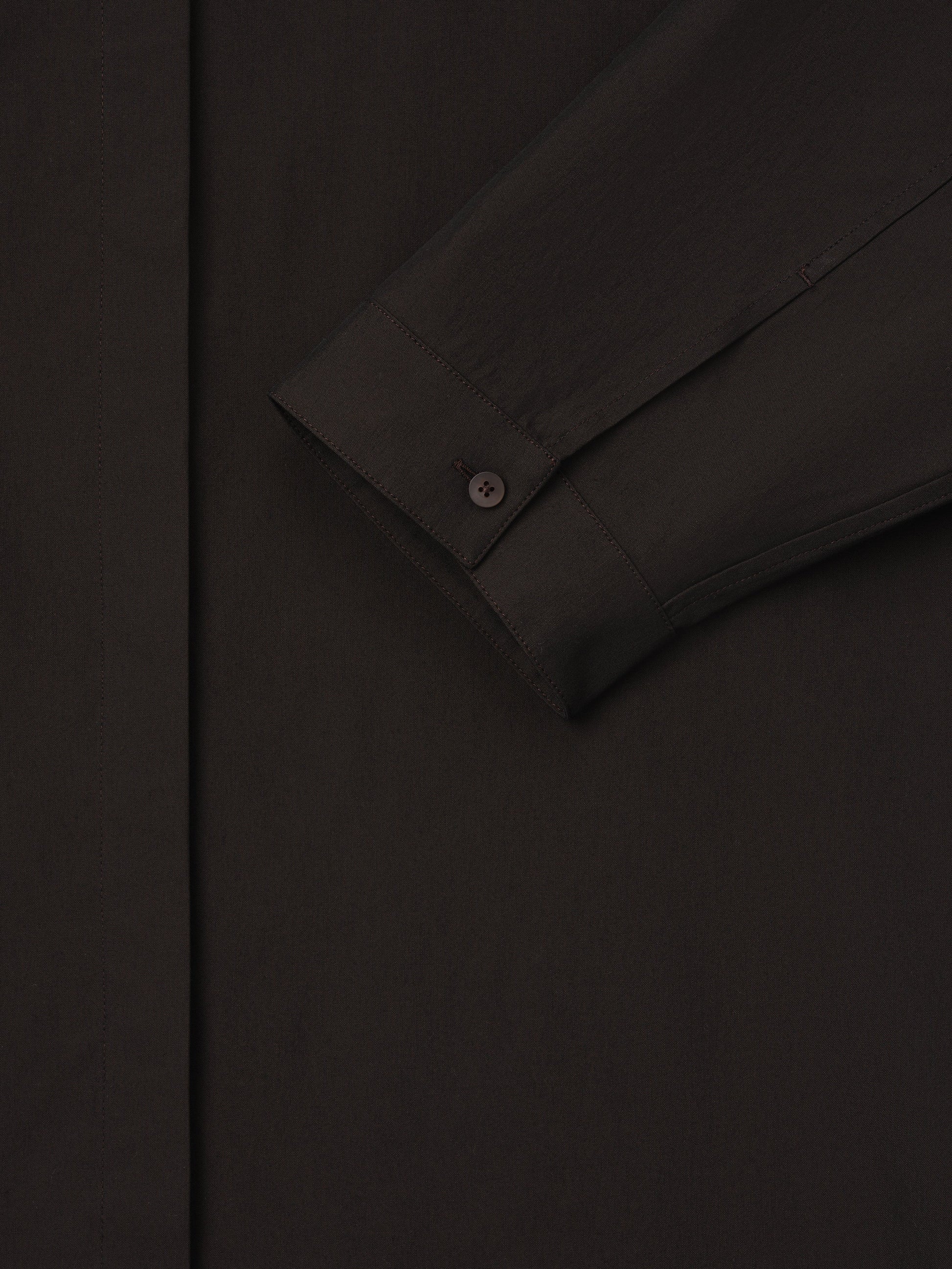 Womens Viscose Oxford Relaxed Shirt
