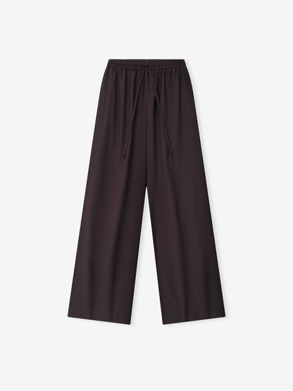 Womens Easy Care Wool Drawstring Pants