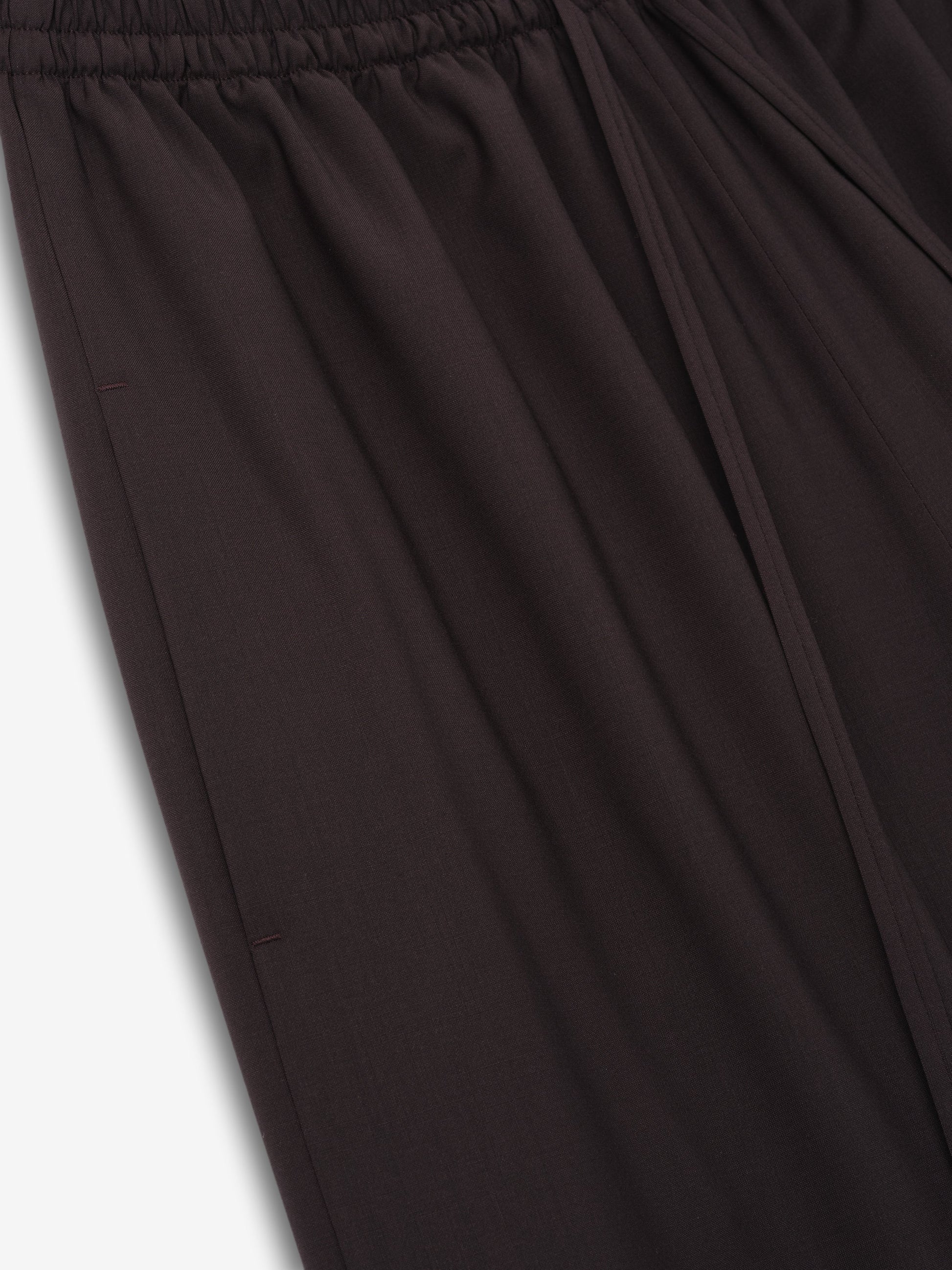 Womens Easy Care Wool Drawstring Pants