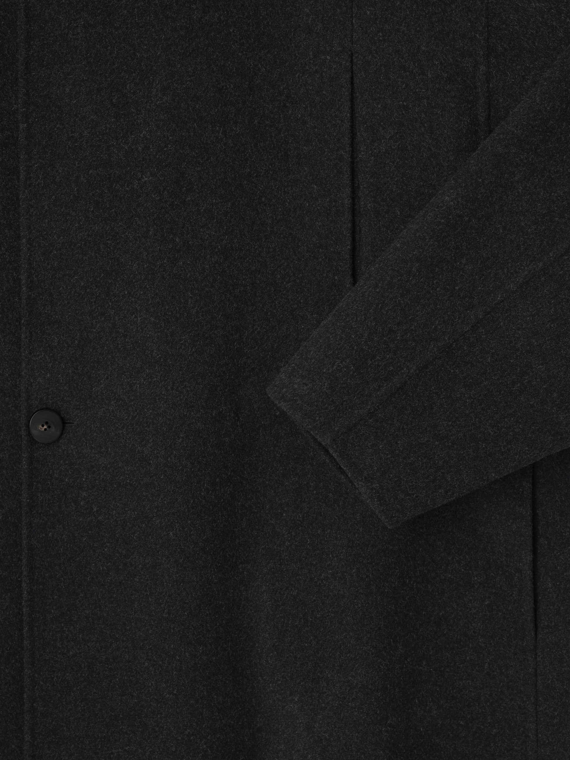 Wool Cashmere Highneck Coat