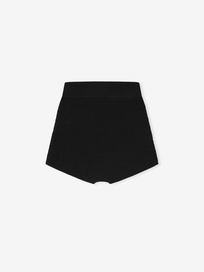 Womens Waffle Knit Boy Short