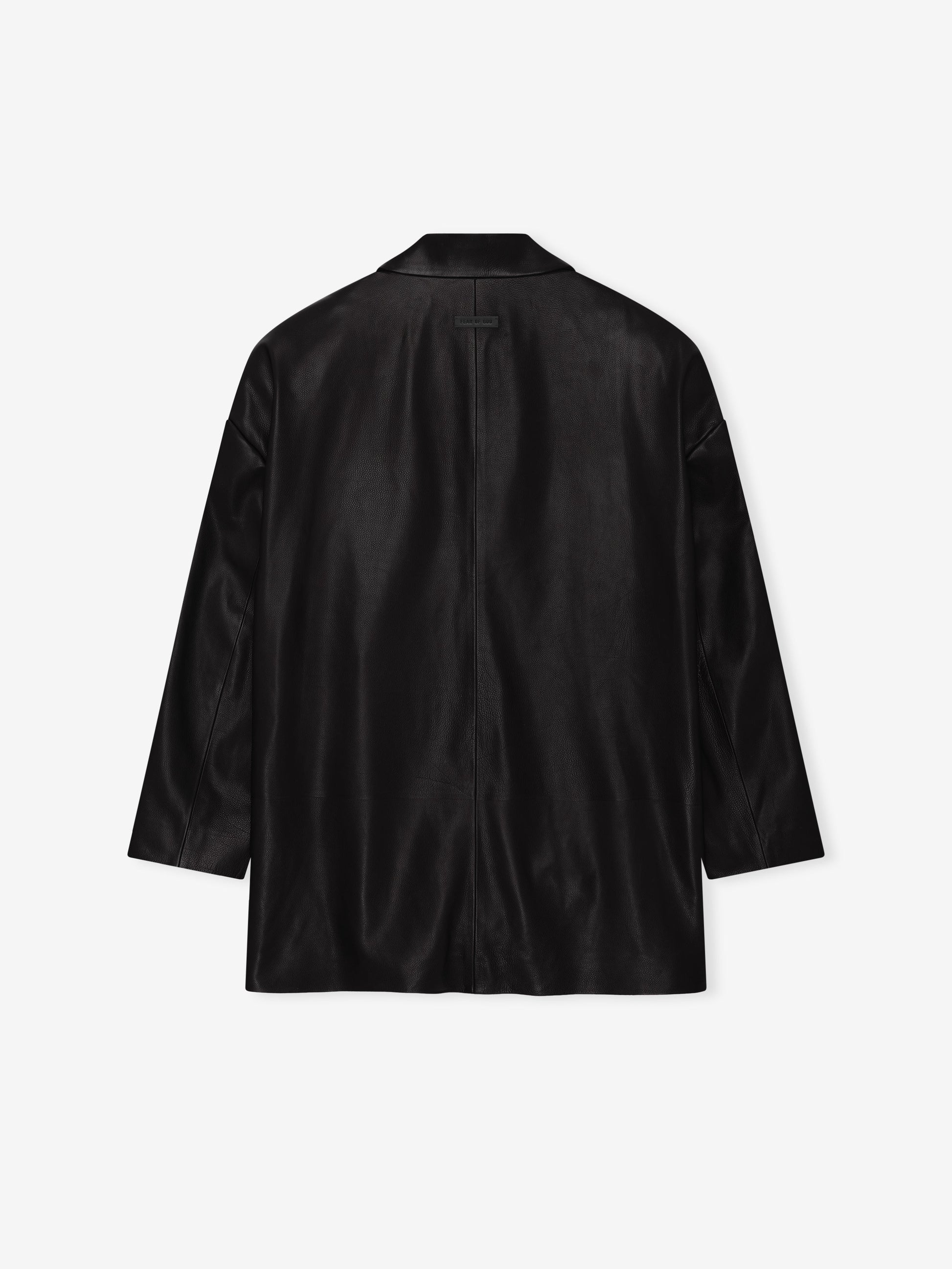Leather Relaxed Blazer