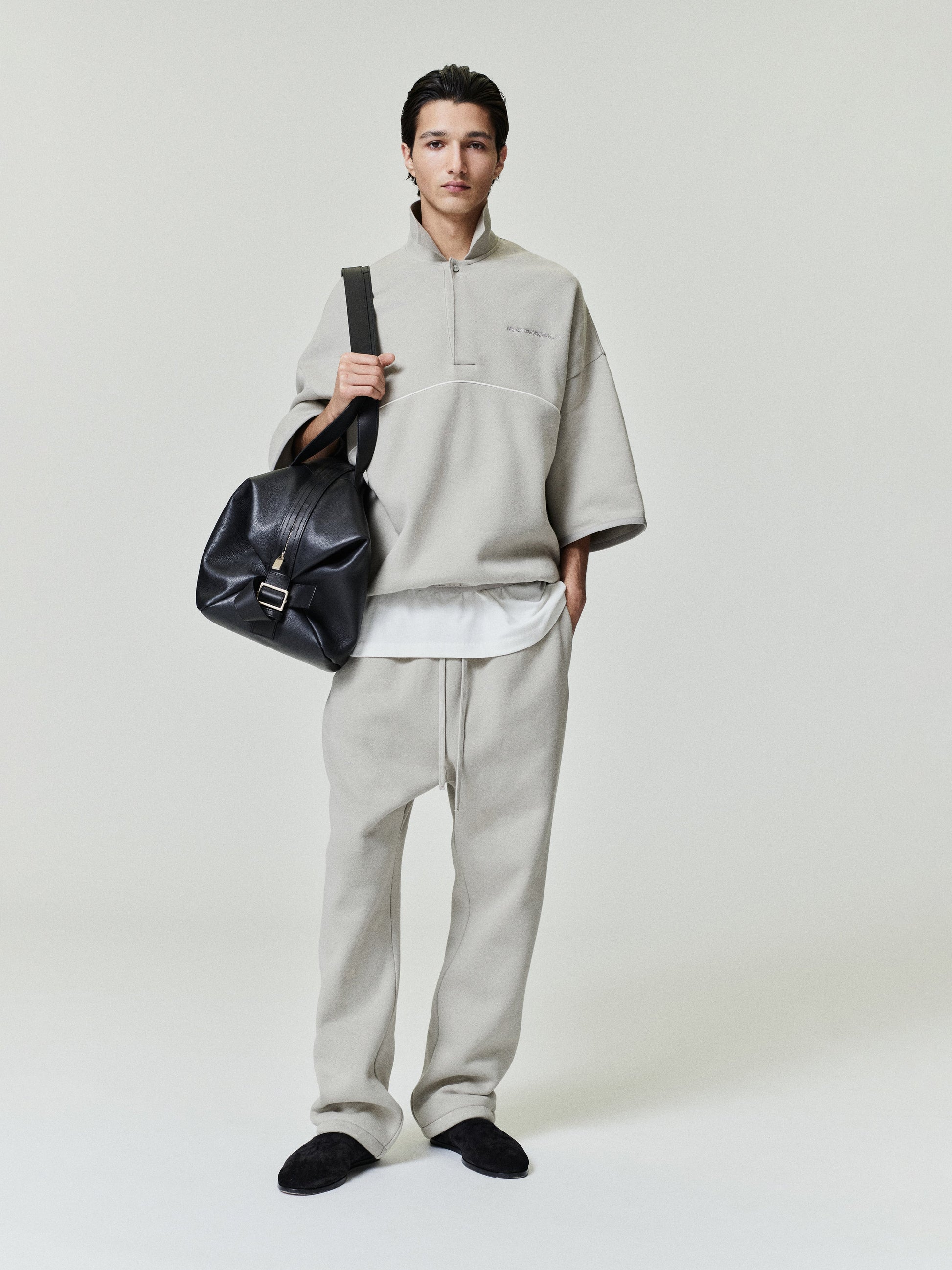 Active Trace 3/4 Sleeve Modern Polo Sweatshirt