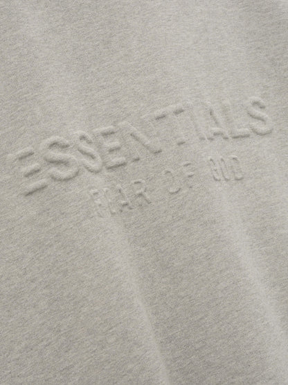 Embossed 90s Fit Fleece Zip-Up Hoodie