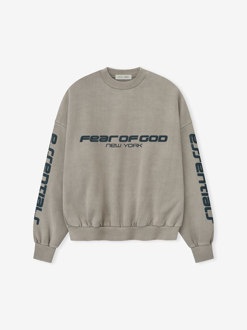 Heavy Fleece Cropped Relaxed Sweatshirt